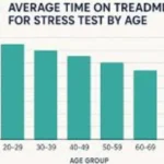 Average Time on Treadmill for Stress Test by Age